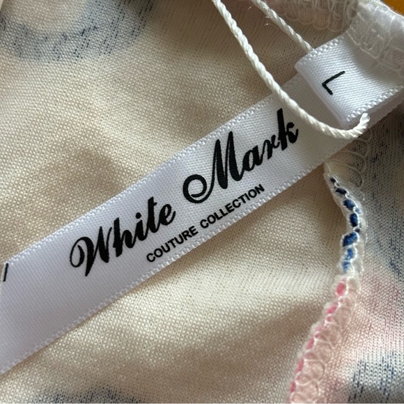 ❤️2/$15 or 3/$21❤️ NWT White Mark Bright Floral Flare Skirt, Size Large - Picture 9 of 12